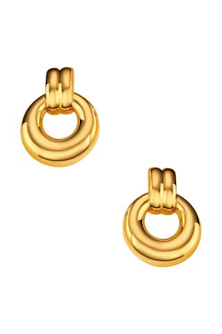 AUREUM Elodie Petite Mini Circle Knot Earrings