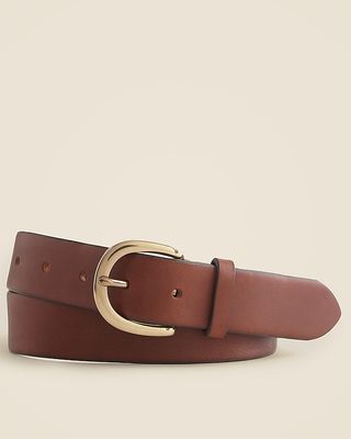 jcrew Classic Belt in Italian Leather