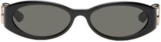 Black Oval Sunglasses