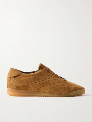 Track Paneled Suede Sneakers