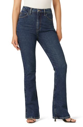 The Valentina Shortie Super High Waist Mini Bootcut Jeans