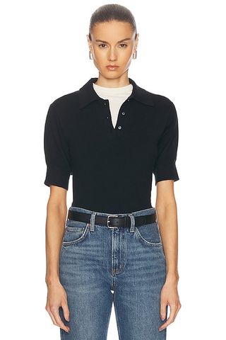 Journey Cashmere Polo Top