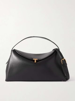 TOTEME T-Lock Leather Shoulder Bag