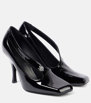 Eva 100 Cutout Patent Leather Pumps