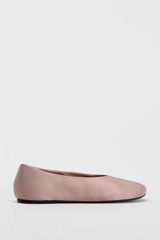 Satin Ballet Flats