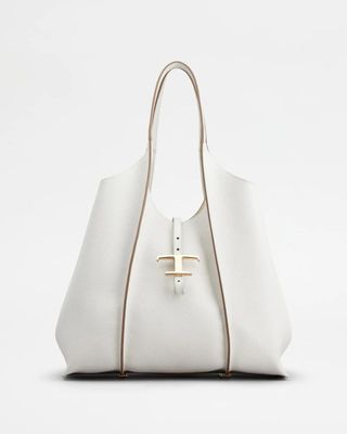 Tod's, T Timeless Shopping Bag in Leather Medium