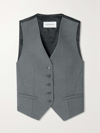 Gelso Grain De Poudre and Satin Vest