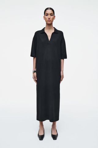 Merino Wool Polo Dress