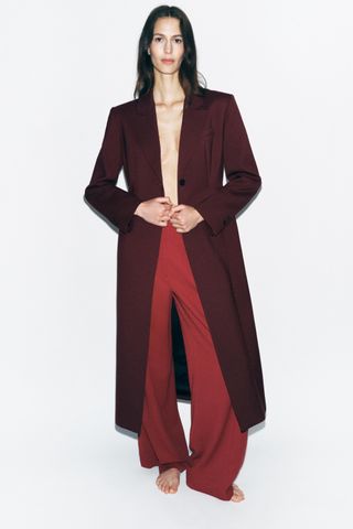 Zw Collection Tailored Long Coat