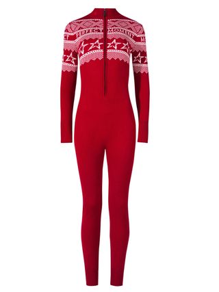 Holiday Wool Ski Onesie