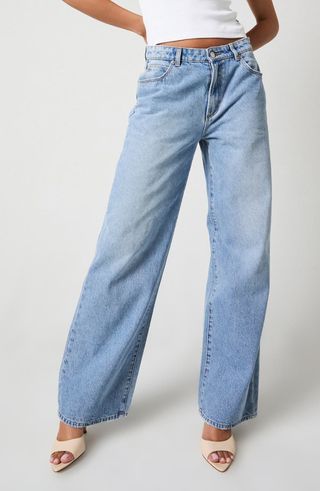 Kate Distressed Nonstretch Baggy Jeans