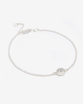 Silver Dome Diamond Bracelet