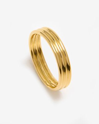 Gold Coil Stacking Ring