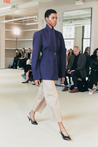 runway image from Altuzarra's fall/winter 2025 collection presented during NYFW