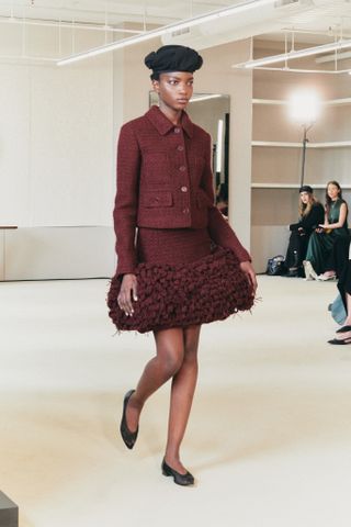 runway image from Altuzarra's fall/winter 2025 collection presented during NYFW