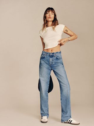 Val 90s Mid Rise Straight Jeans