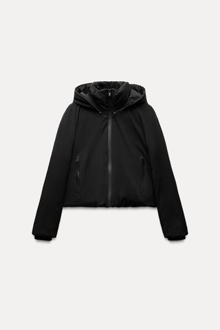 Water and Wind Protection Cropped Anorak