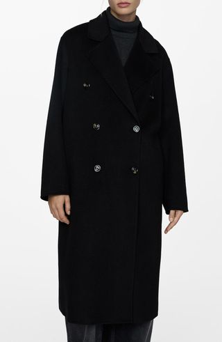 Picarol Oversize Double Breasted Wool Blend Coat