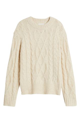 Fluffy Cable Sweater