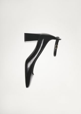 Patent Leather-Effect Heeled Shoes - Women | Mango Usa