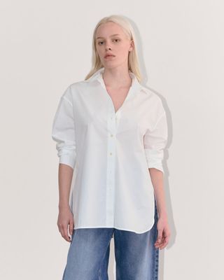 Everlane The Boyfriend Shirt in Ultrasoft Cotton