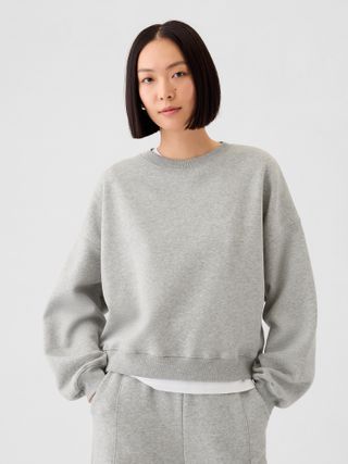 Gap Vintagesoft Wedge Crewneck Sweatshirt 