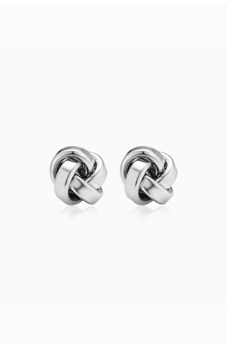 Sterling Silver Eternal Knot Studs