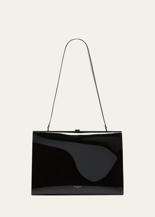 Le Anne Marie Large Vinyl Shoulder Bag