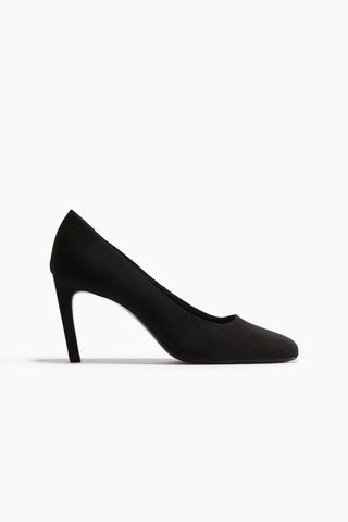 Square-Toe Court Shoes