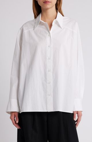 Cotton Button-Up Shirt