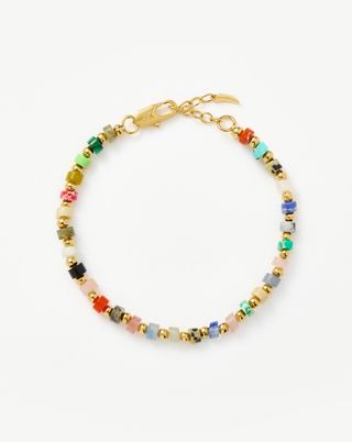 Beaded Bracelet | 18ct Gold Plated/multi Beaded