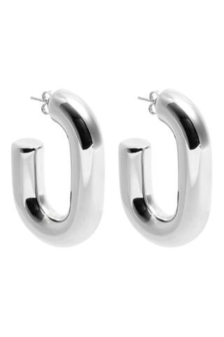 Xl Link Hoop Earrings