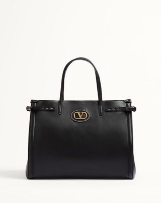 Valentino Garavani Antibes Medium Calfskin Shopping Bag