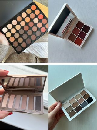 Nude eyeshadow palettes