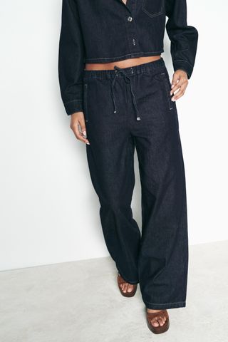 Z1975 High Rise Wide Leg Jogger Jeans