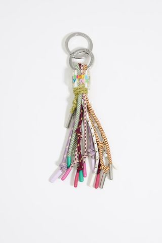 Multicolored Knots Key Ring