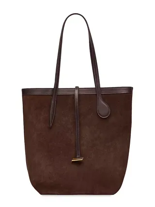 Tall Sprout Suede Tote Bag