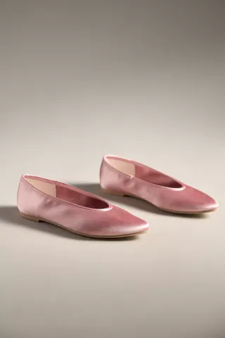 Seychelles, BC Footwear by Seychelles Georgette Satin Ballet Flats