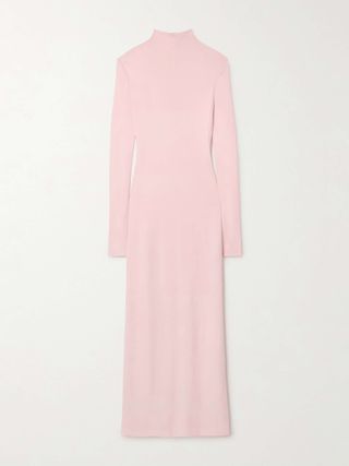 Norla Jersey Turtleneck Gown