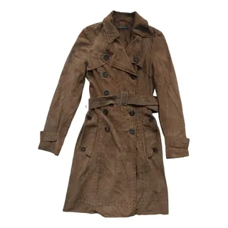 Theory, Suede Trench Coat