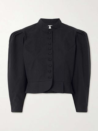 Amoako Cropped Cotton-Poplin Jacket