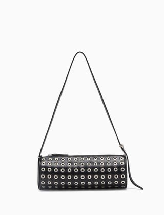 Proenza Schouler Silo Bag in Eyelet Covered Nappa - Black | Proenza Schouler Official Site