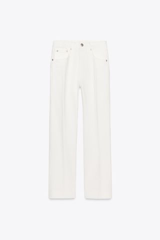 Zw Collection High Rise Bootcut Cropped Jeans