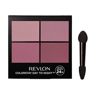 Revlon Colorstay Day to Night Eyeshadow Quad, Valentine's Day Makeup Gifts for Women, Longwear Shadow Palette With Transitional Shades and Buttery Soft Feel, Crease & Smudge Proof, 575 Exquisite