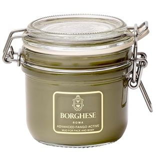 Borghese Advanced Fango Active Mud Musk - Nourishing & Exfoliating Face Mask With Bentonite Clay & Hyaluronic Acid for Normal, Combination & Oily Skin