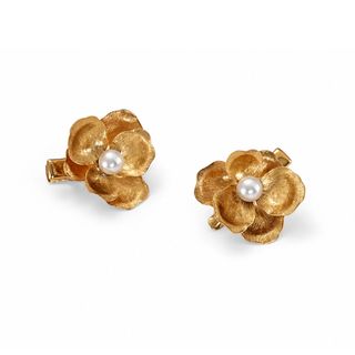 Eden Floral Pearl Clip Set of 2