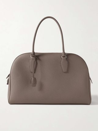 India Textured-Leather Tote