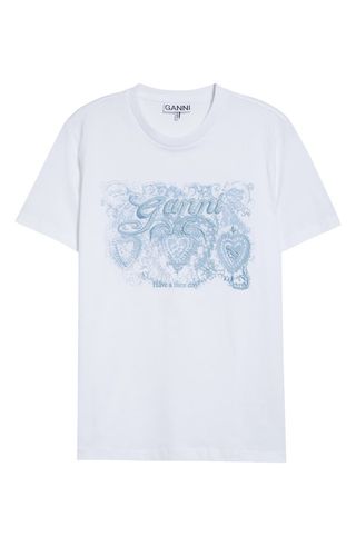 Embroidered Logo Organic Cotton T-Shirt