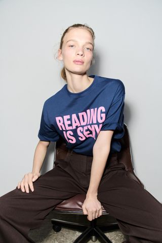 Oversized Text T-Shirt