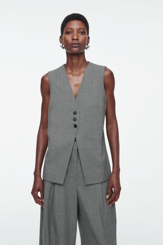 COS, Longline Tailored Waistcoat